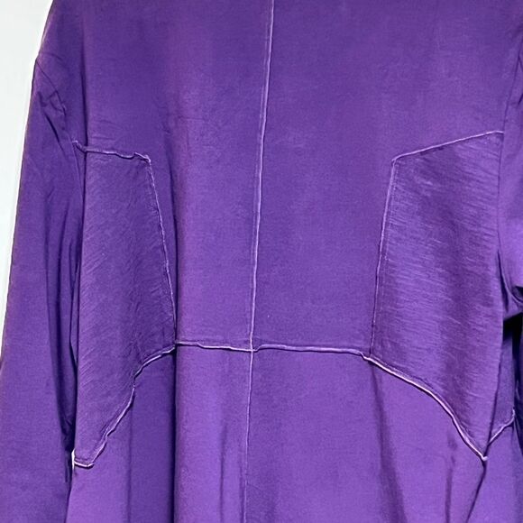 NWT Habitat 28913 One-Button Shawl Jacket Plum Sz XXL/XXL Host pick - Picture 5 of 9